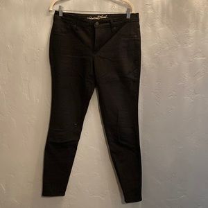 Black jeggings
